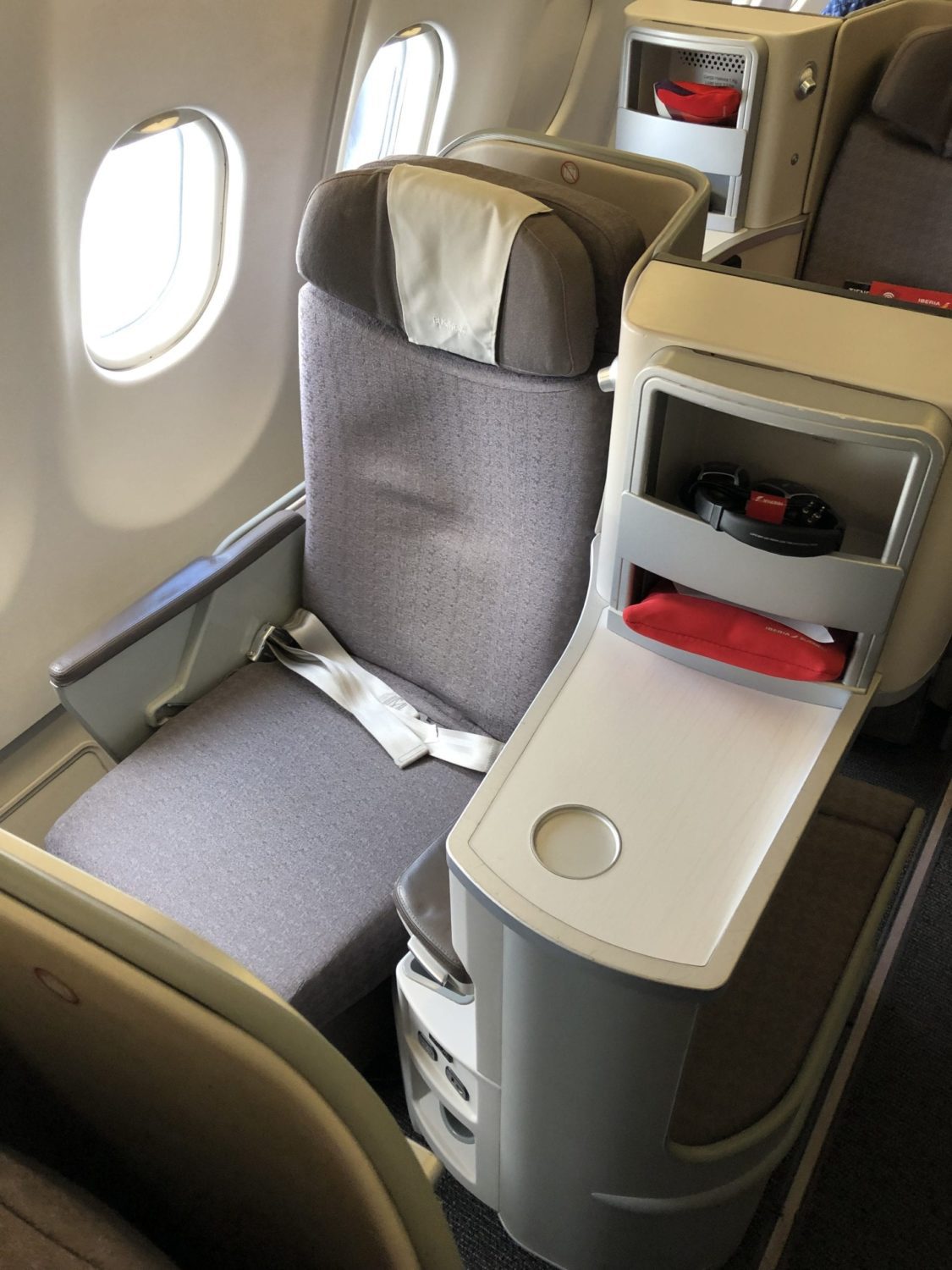 Iberia Business Class seat