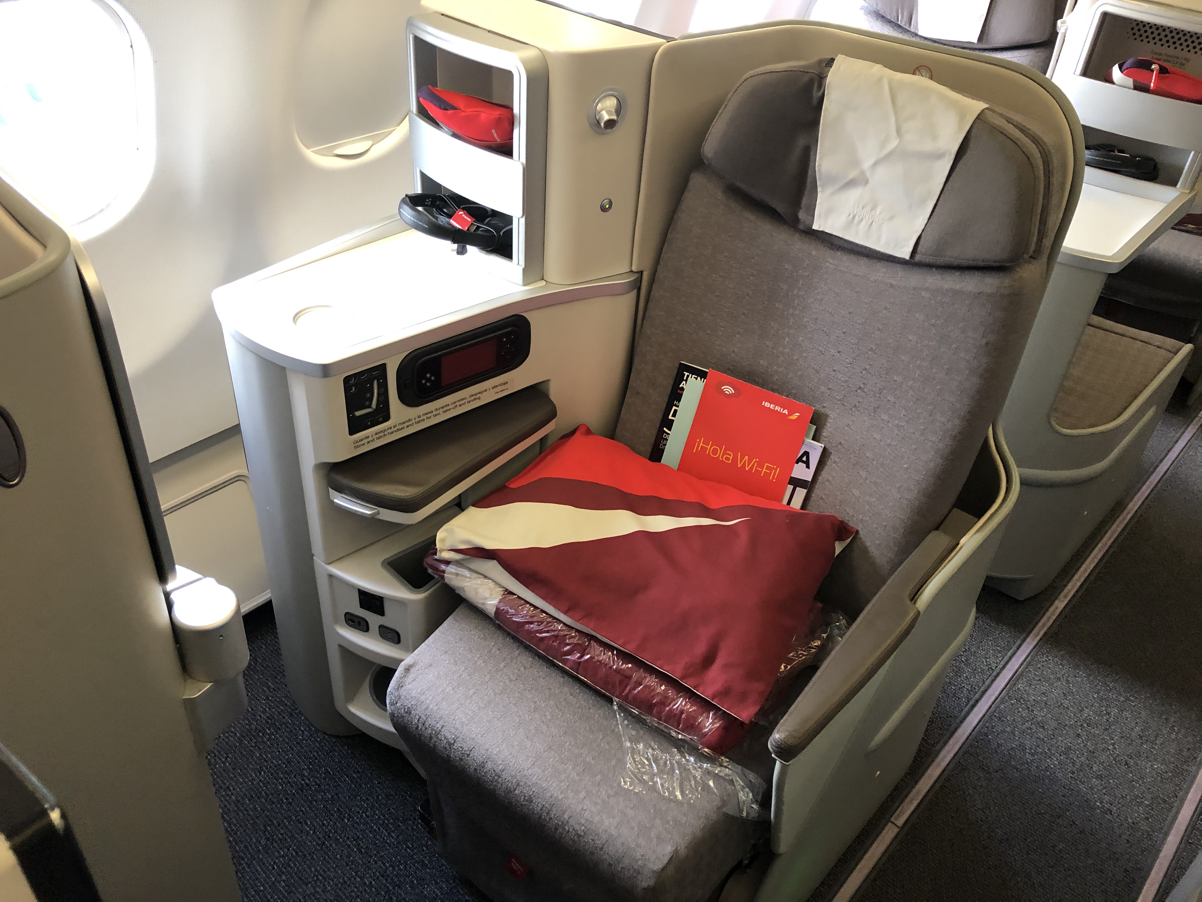 Iberia Business Class seats