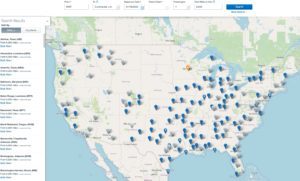 American Airlines award map search
