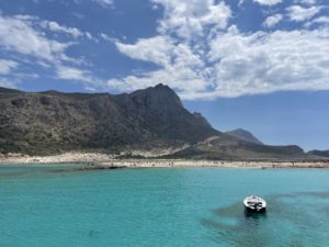 Balos Beach from a boat Crete, Greece