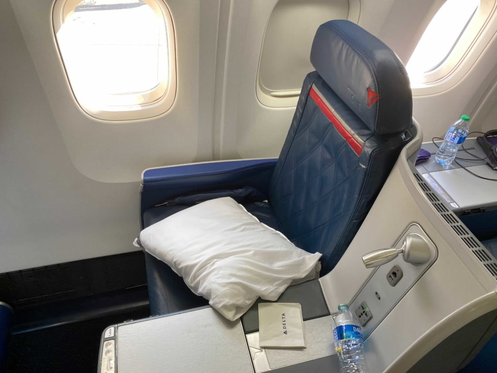business Class vs First Class: Delta 767-300 business class