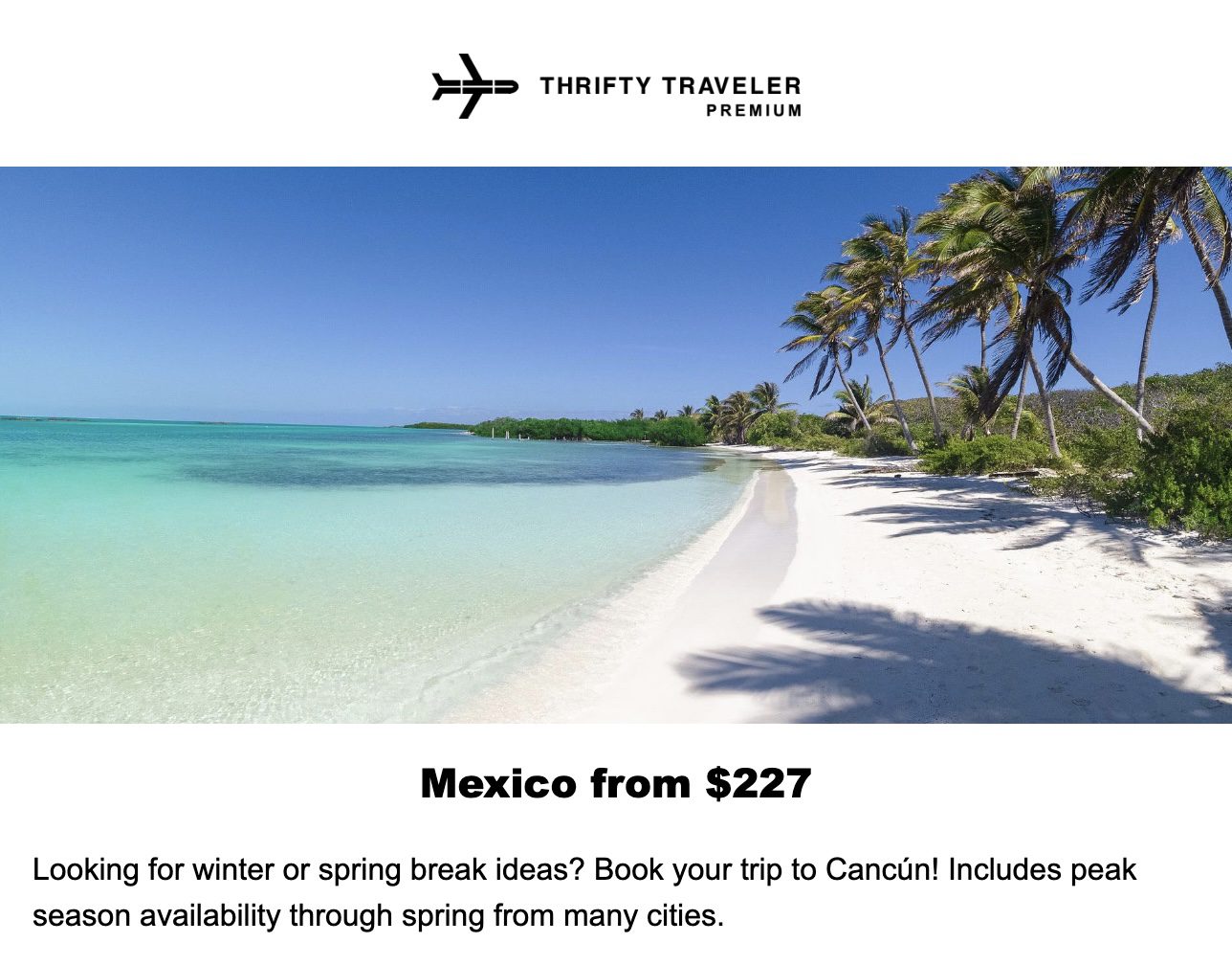 Cheap flights to Mexico