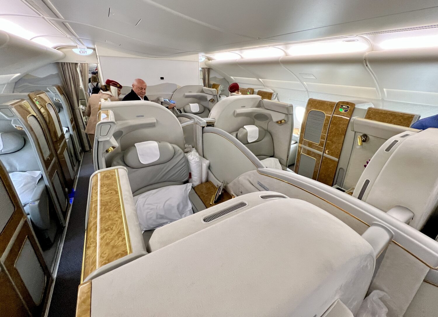 emirates first class cabin