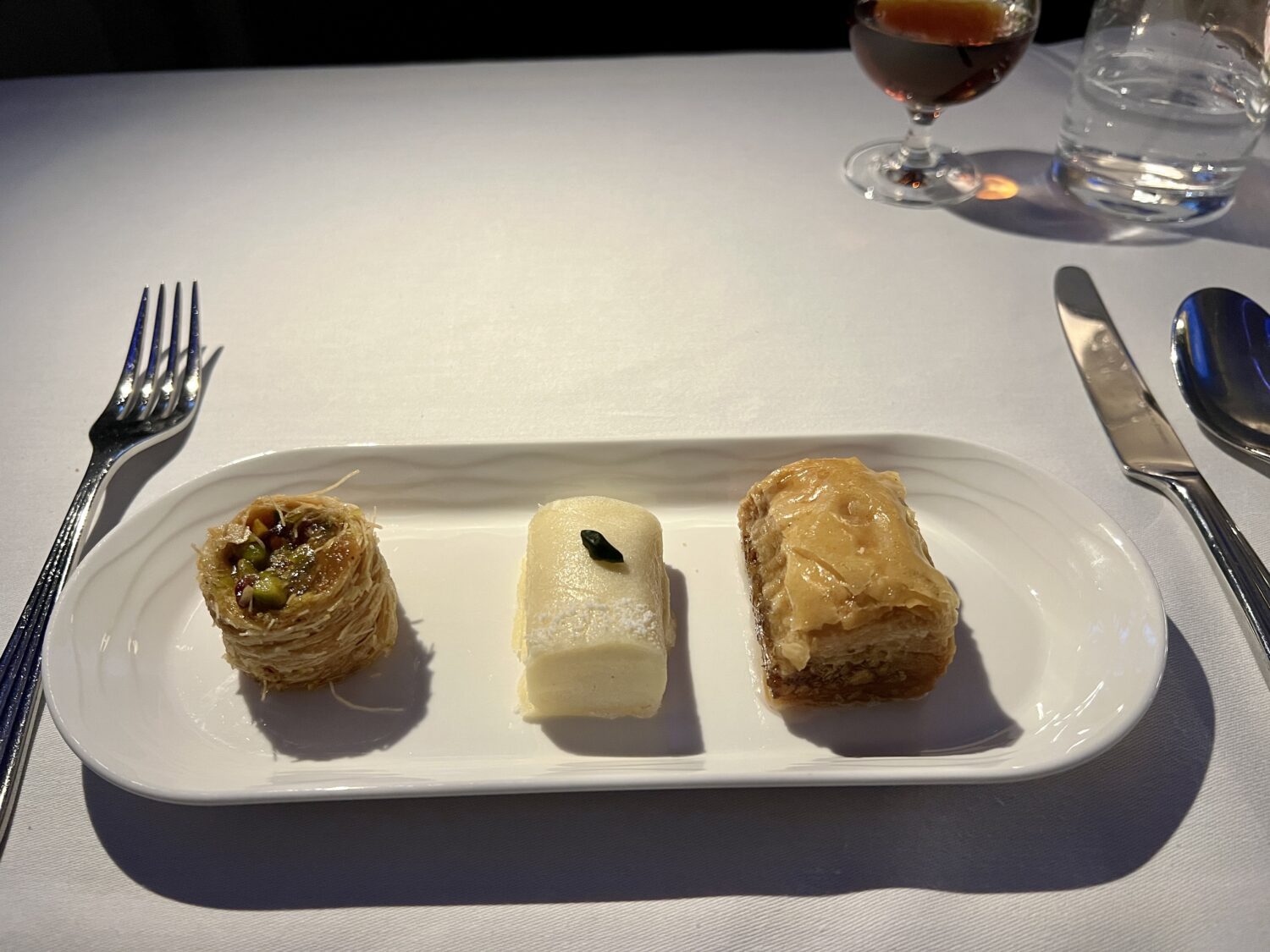 emirates first class dessert