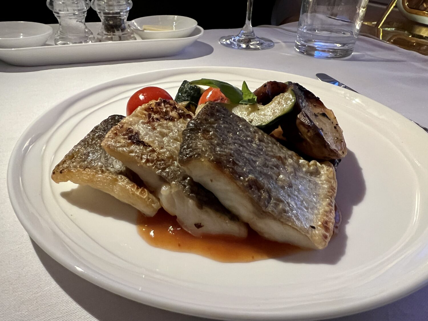 emirates first class meal