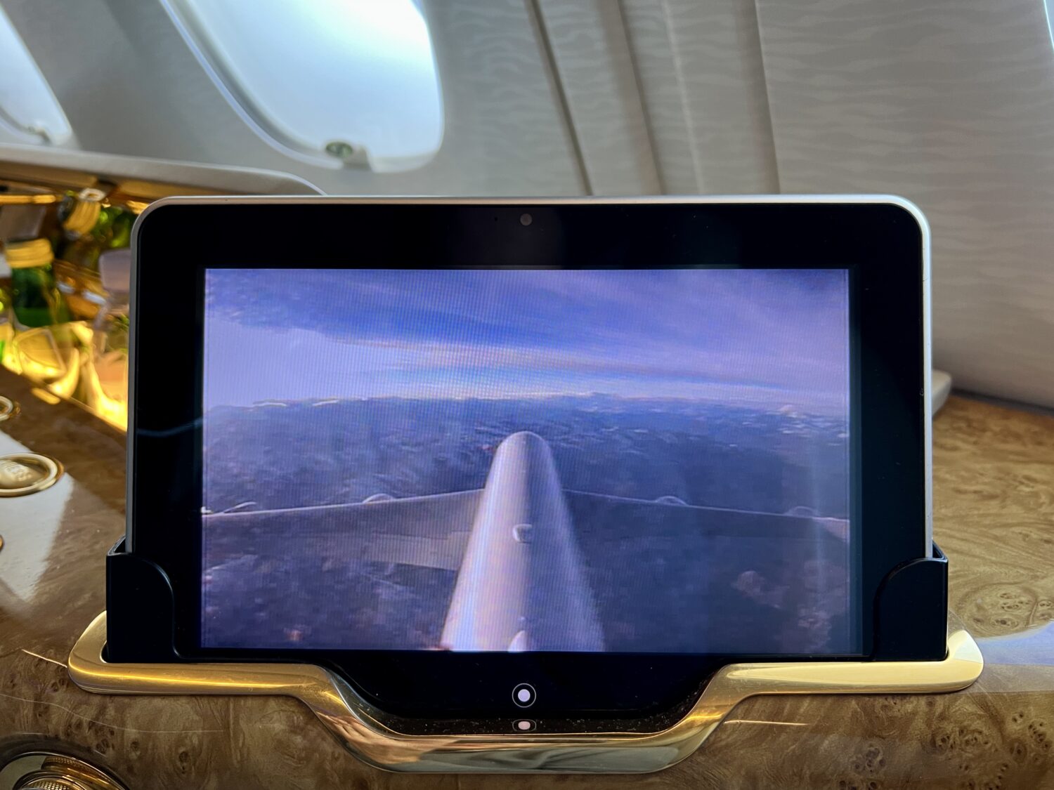 emirates first class tail camera