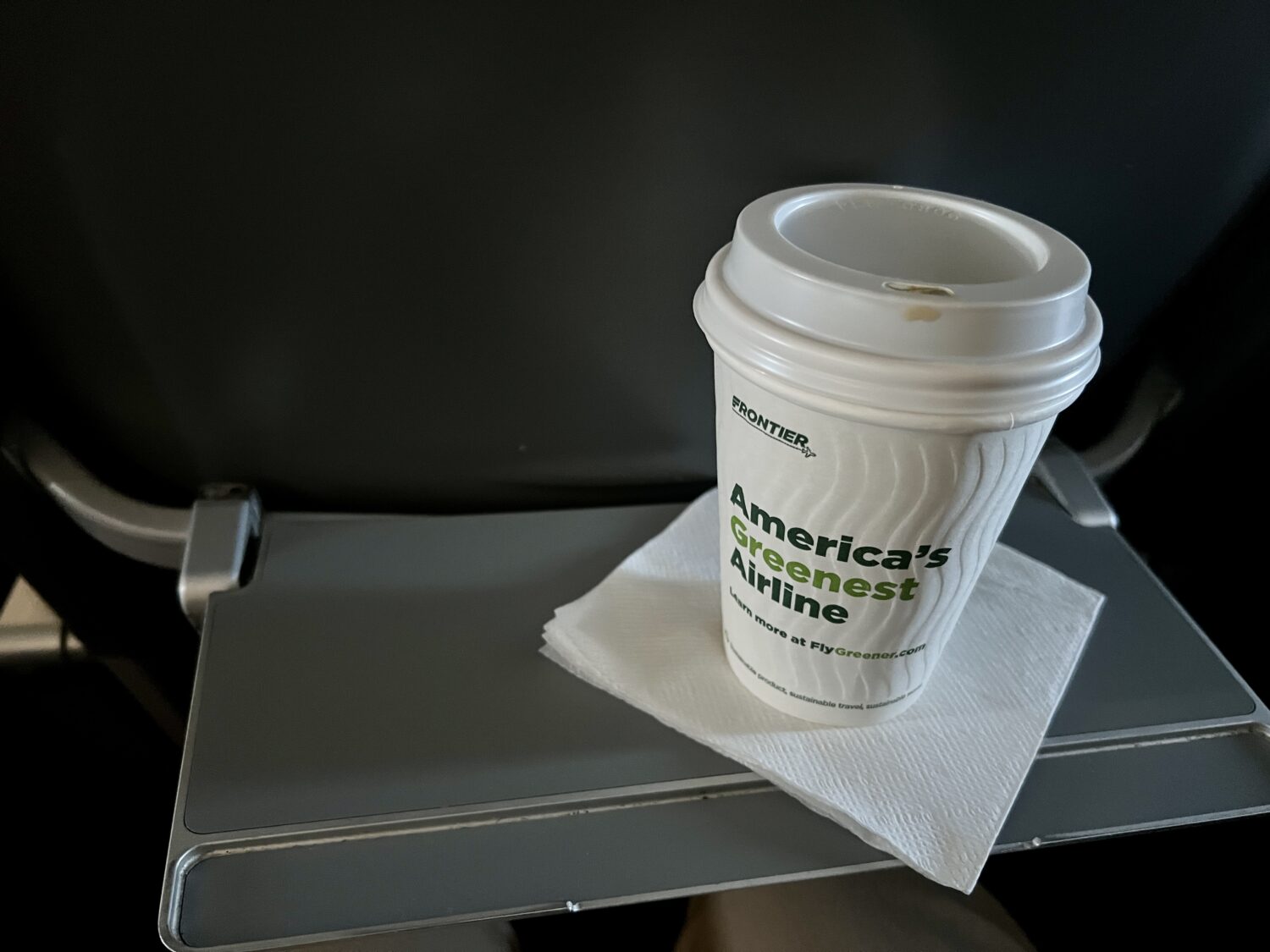 frontier airlines coffee