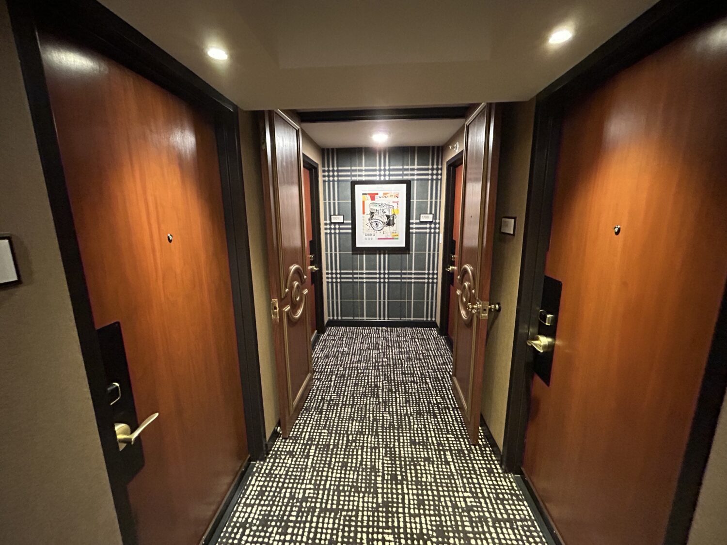 Hallways of Hotel Indigo