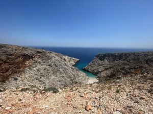 Hike to Seitan Limani remote beach in Crete, Greece