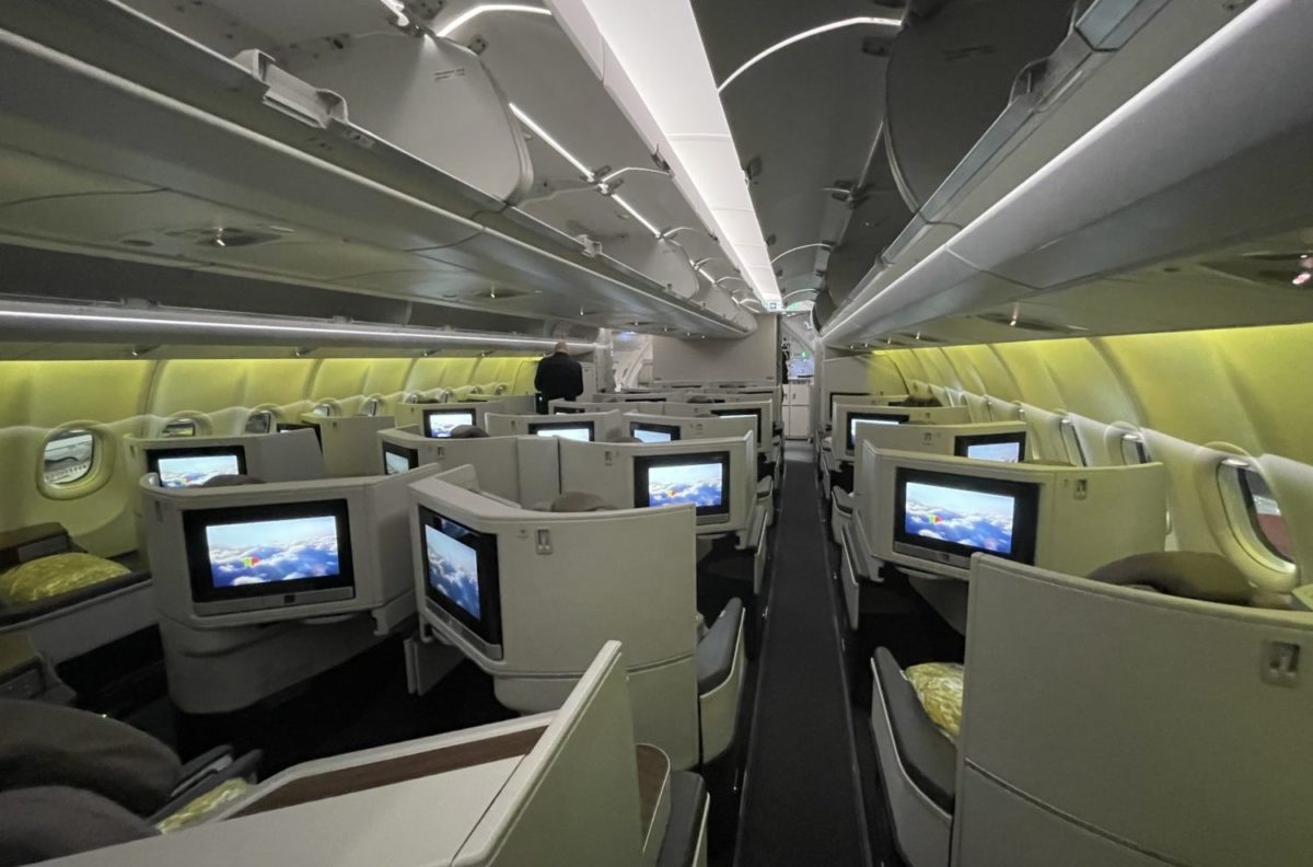 TAP Air Portugal business class