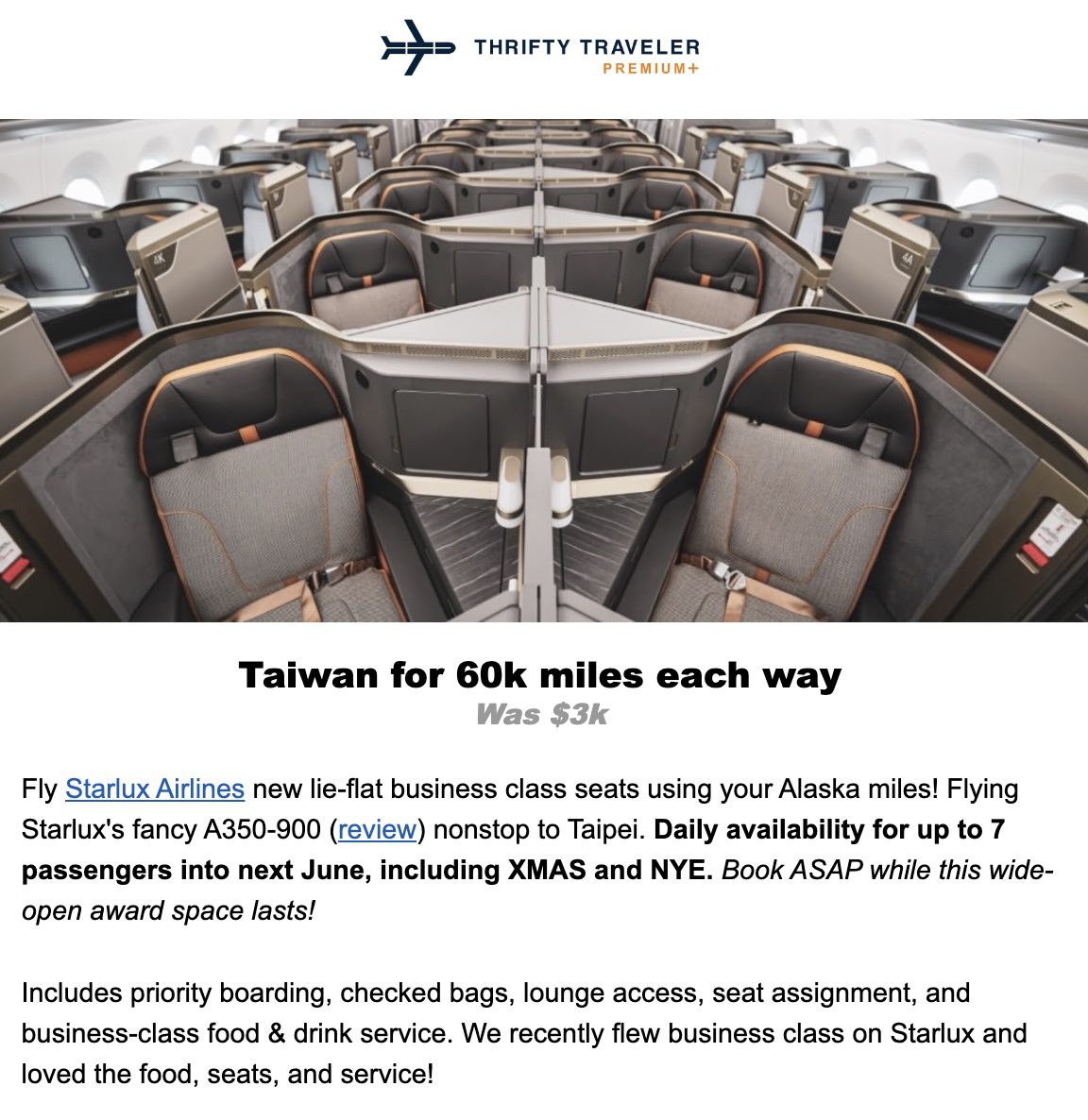 Los Angeles to Taiwan flight deal
