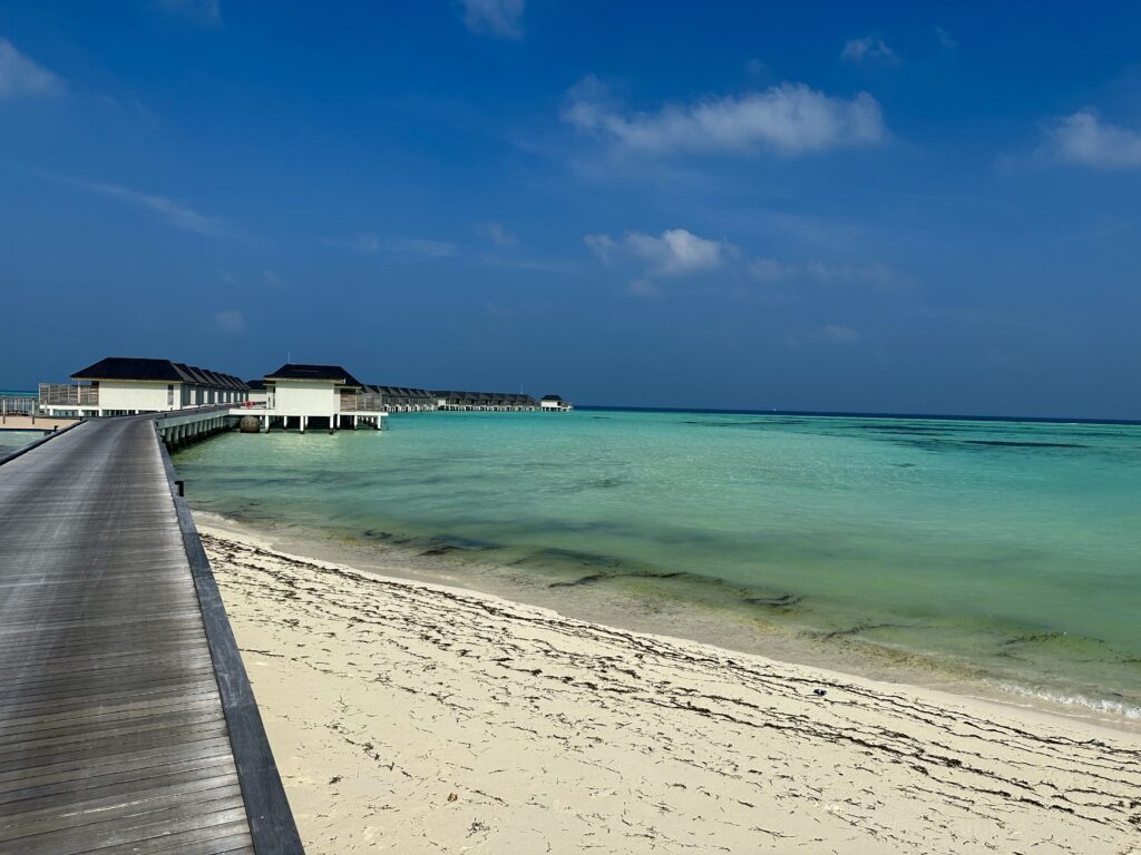 le meridien maldives west jetty