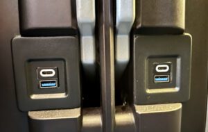 USB charging ports on Northern Pacific Airways