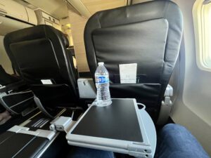 Northern Pacific Airways first class tray table