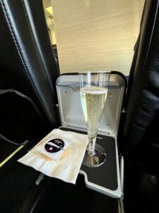 Northern Pacific first class service champagne