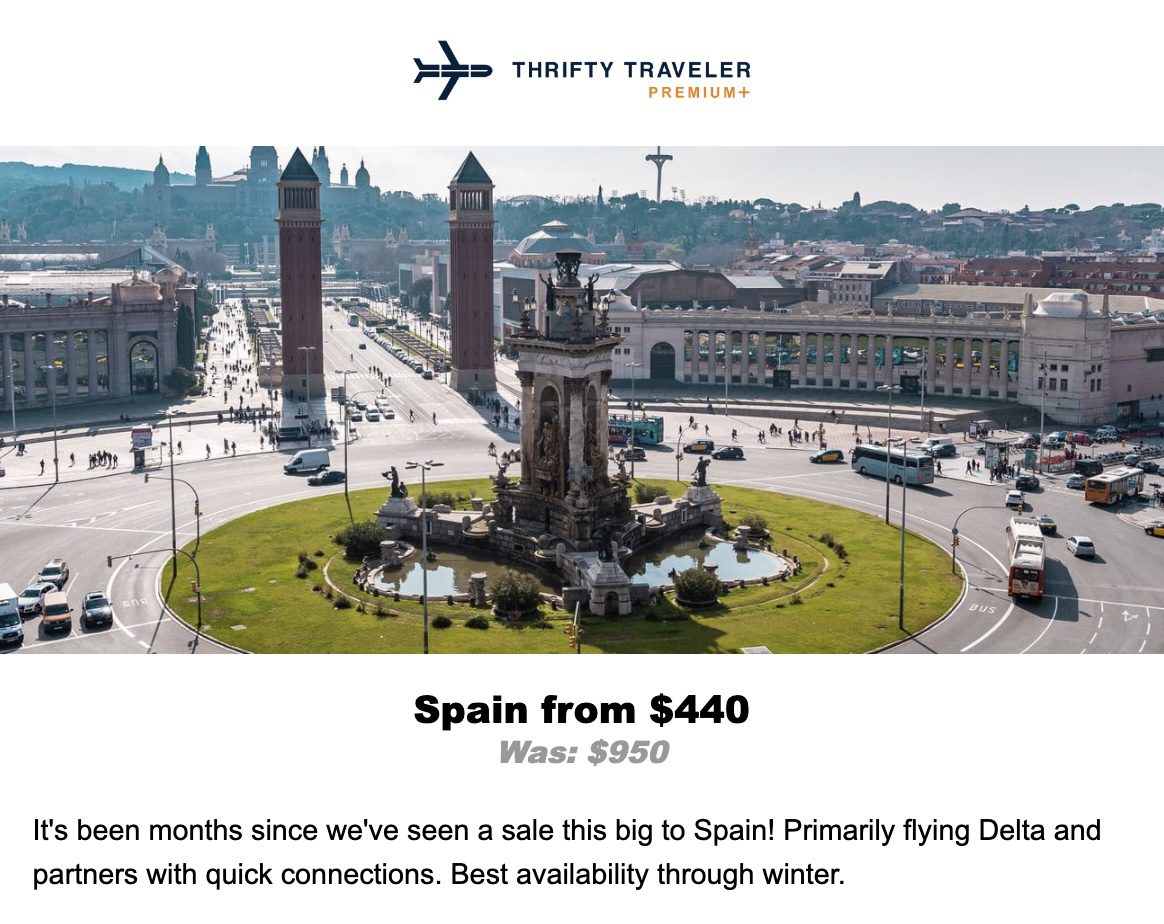 Cheap flights to Spain