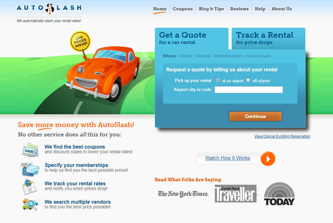 autoslash homepage