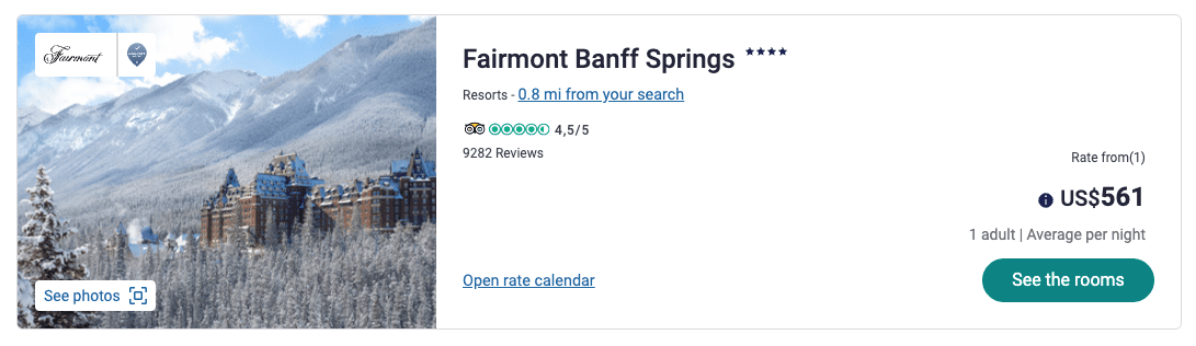 fairmont banff springs